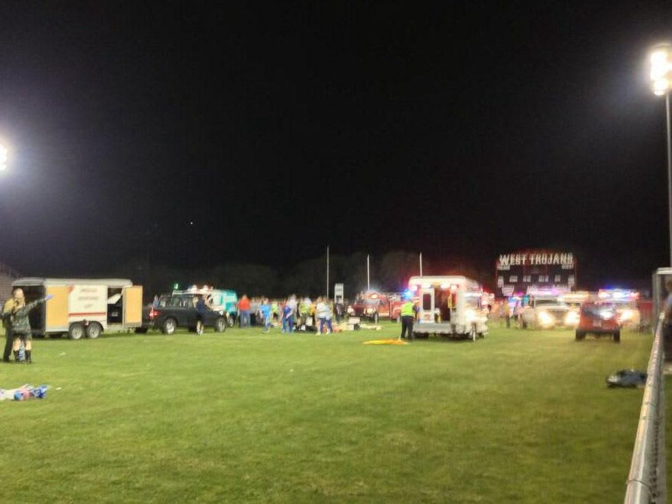 West Texas explosion high school field