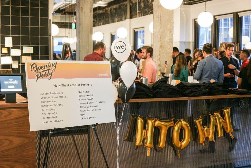 WeWork Houston grand opening party