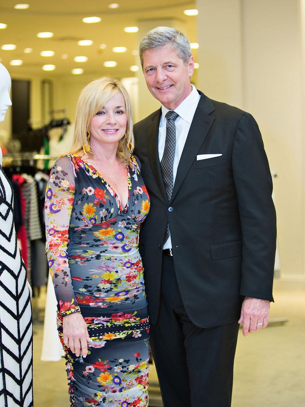 Wezy and Bobby Dees at the Houston Symphony Retrospective Exhibit event March 2014