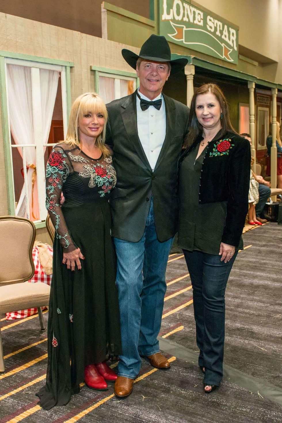 Wezy and Bobby Dees, from left, with Sylvia Forsythe at the Citizens for Animal Protection Gala November 2014