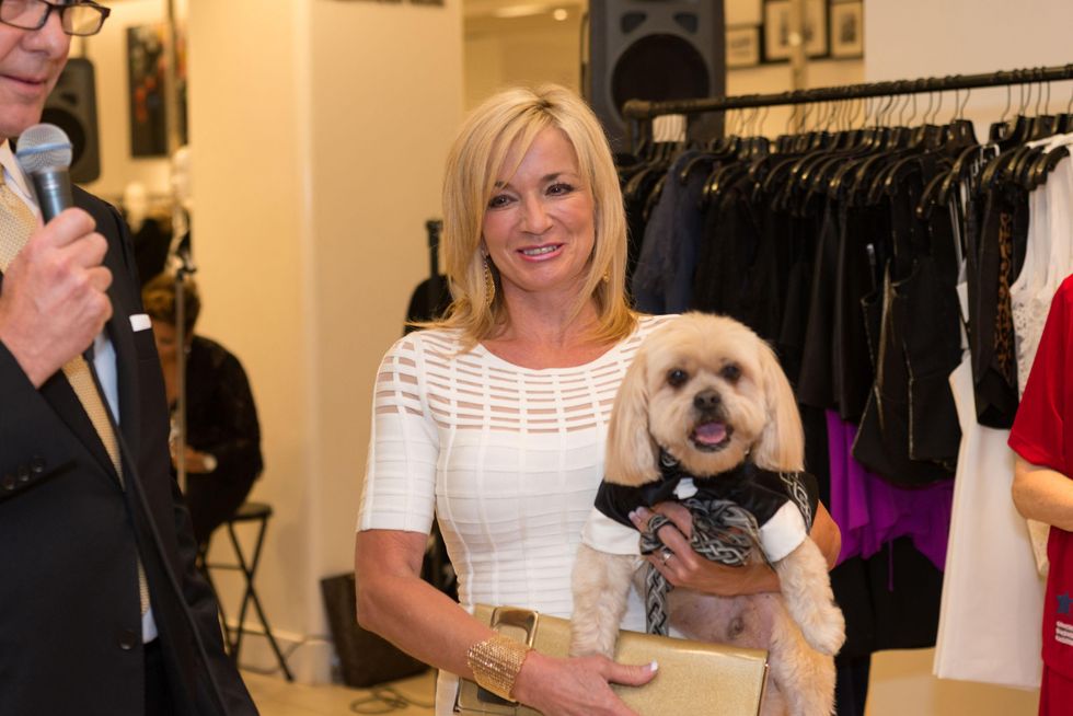 Wezy Dees and Tony at the CAP kick-off at Saks September 2014