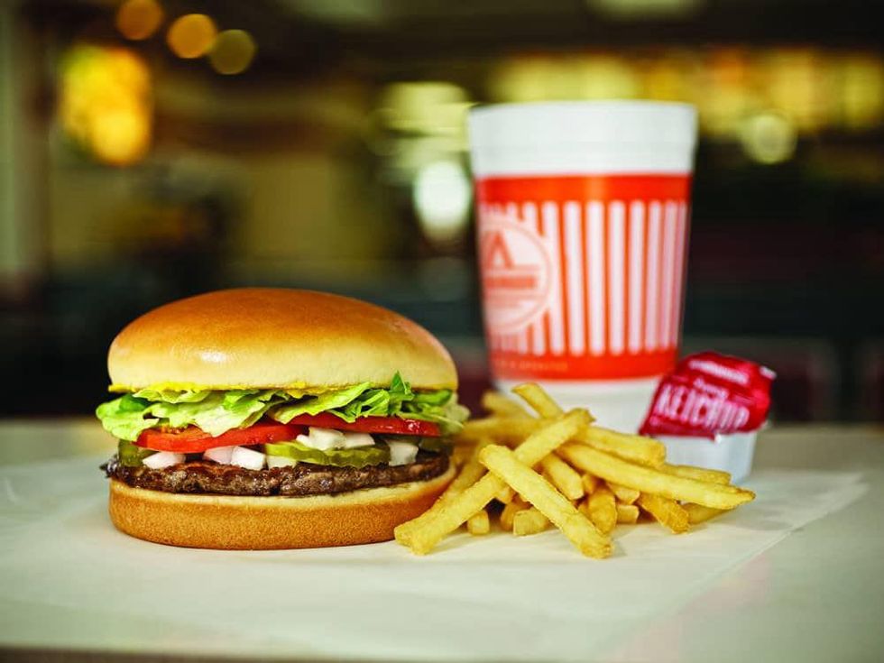 Whataburger burger french fries