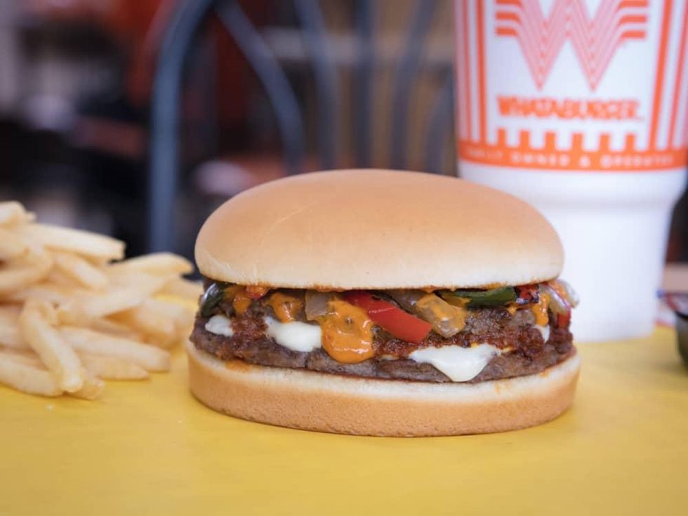 Whataburger chorizo burger