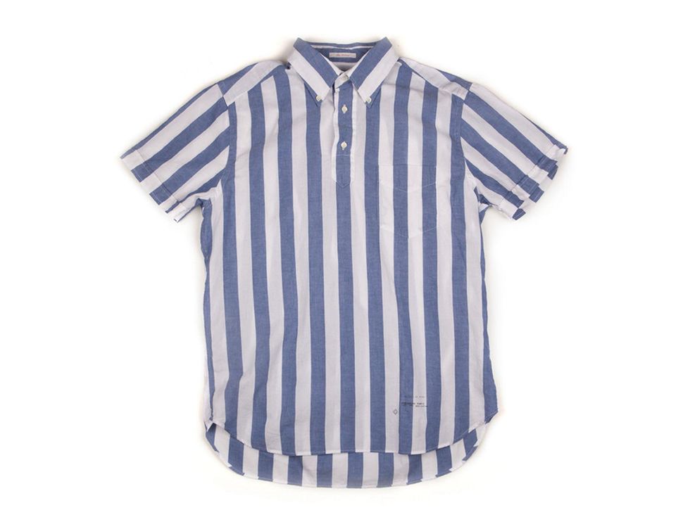 where to shop right now Houston June 2013 Gant striped pullover in blue and white