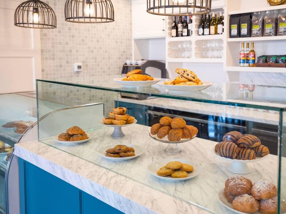 White Elm Cafe pastry case