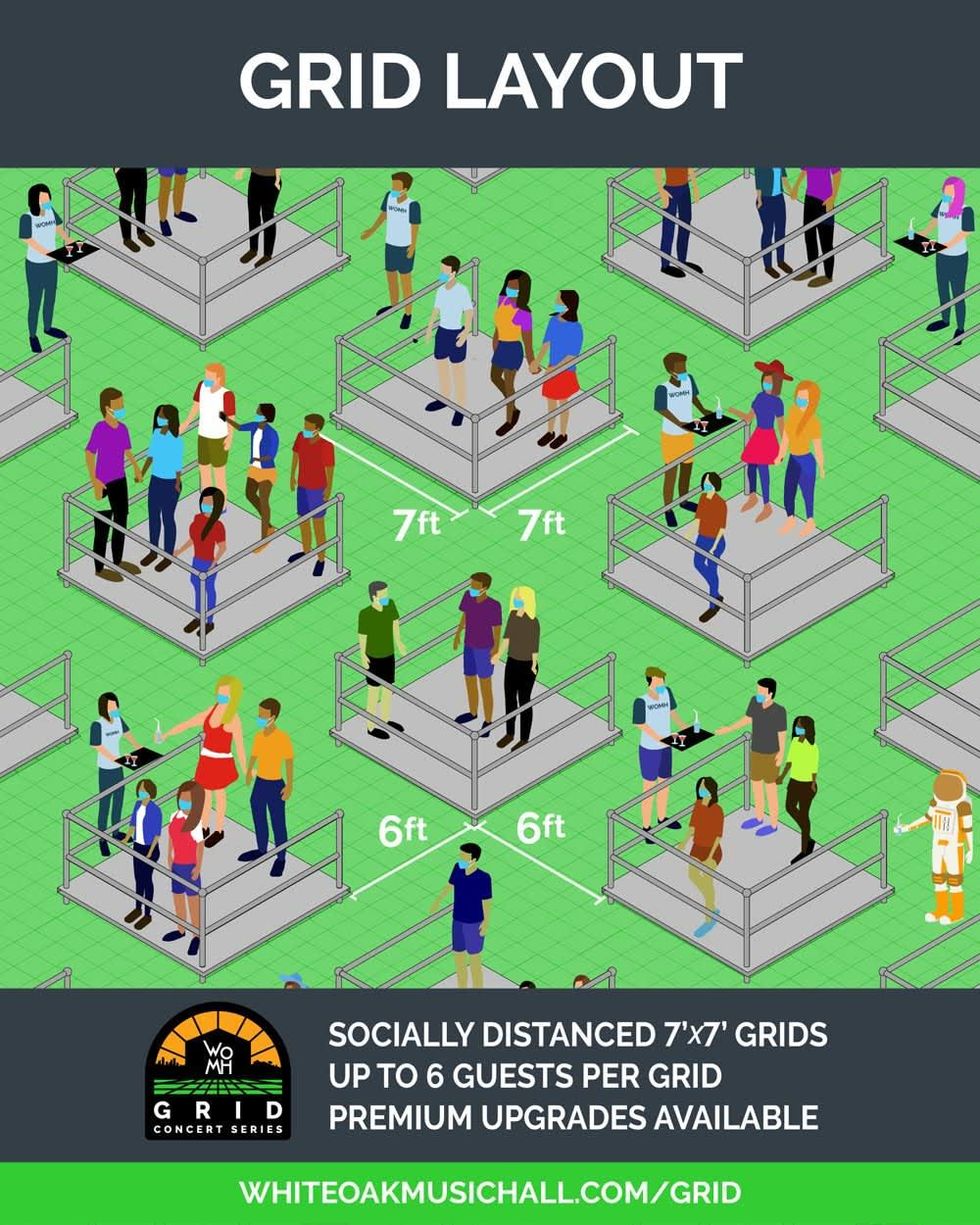 White Oak Music Hall Grid