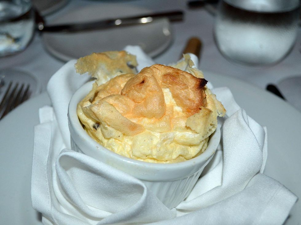 white truffle souffle at Tony's November 2013