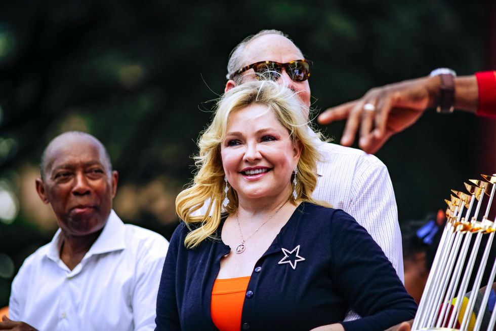 Whitney Crane Houston Astros World Series downtown parade 2022