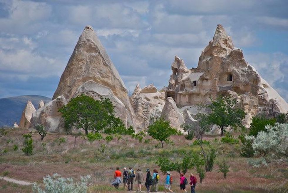 Whole Journeys hikers in Cappadocia, Turkey