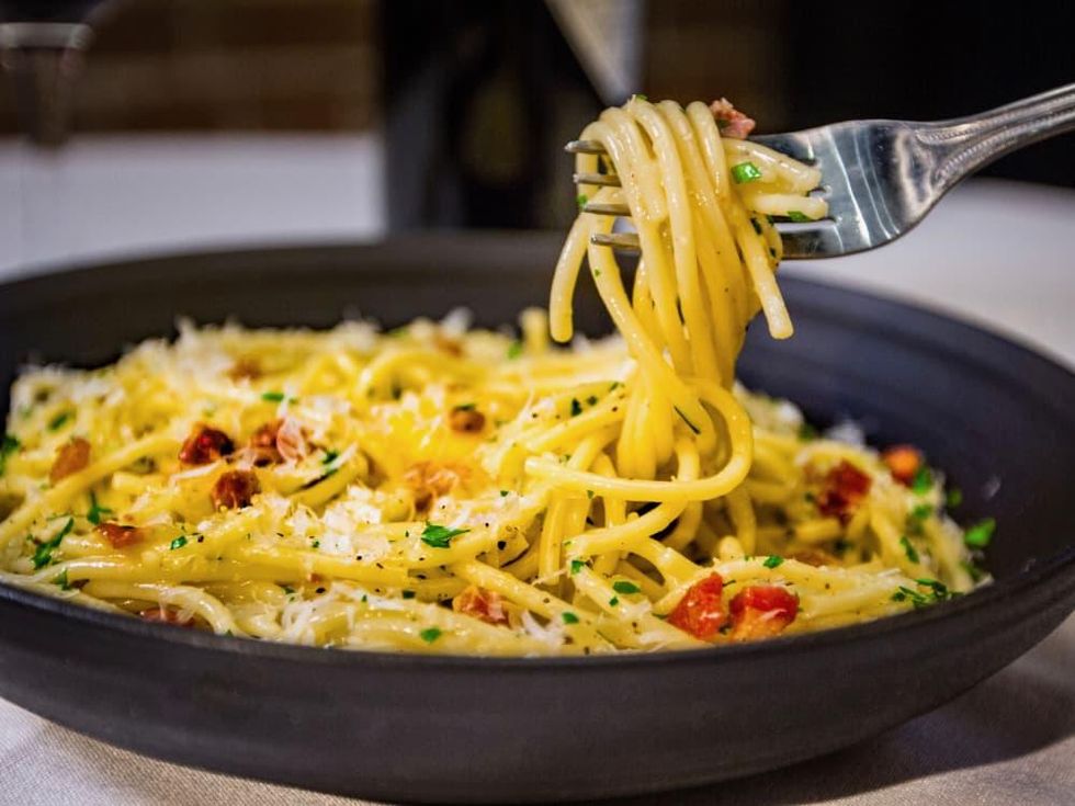 Wholesome Kitchen spaghetti carbonara