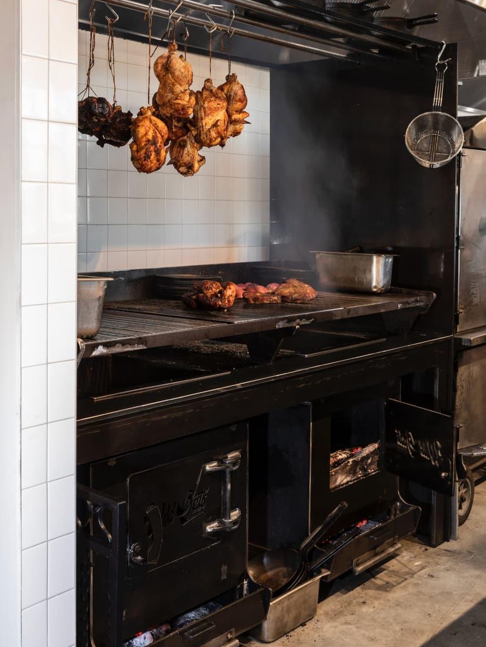 Wild Oats wood burning grill