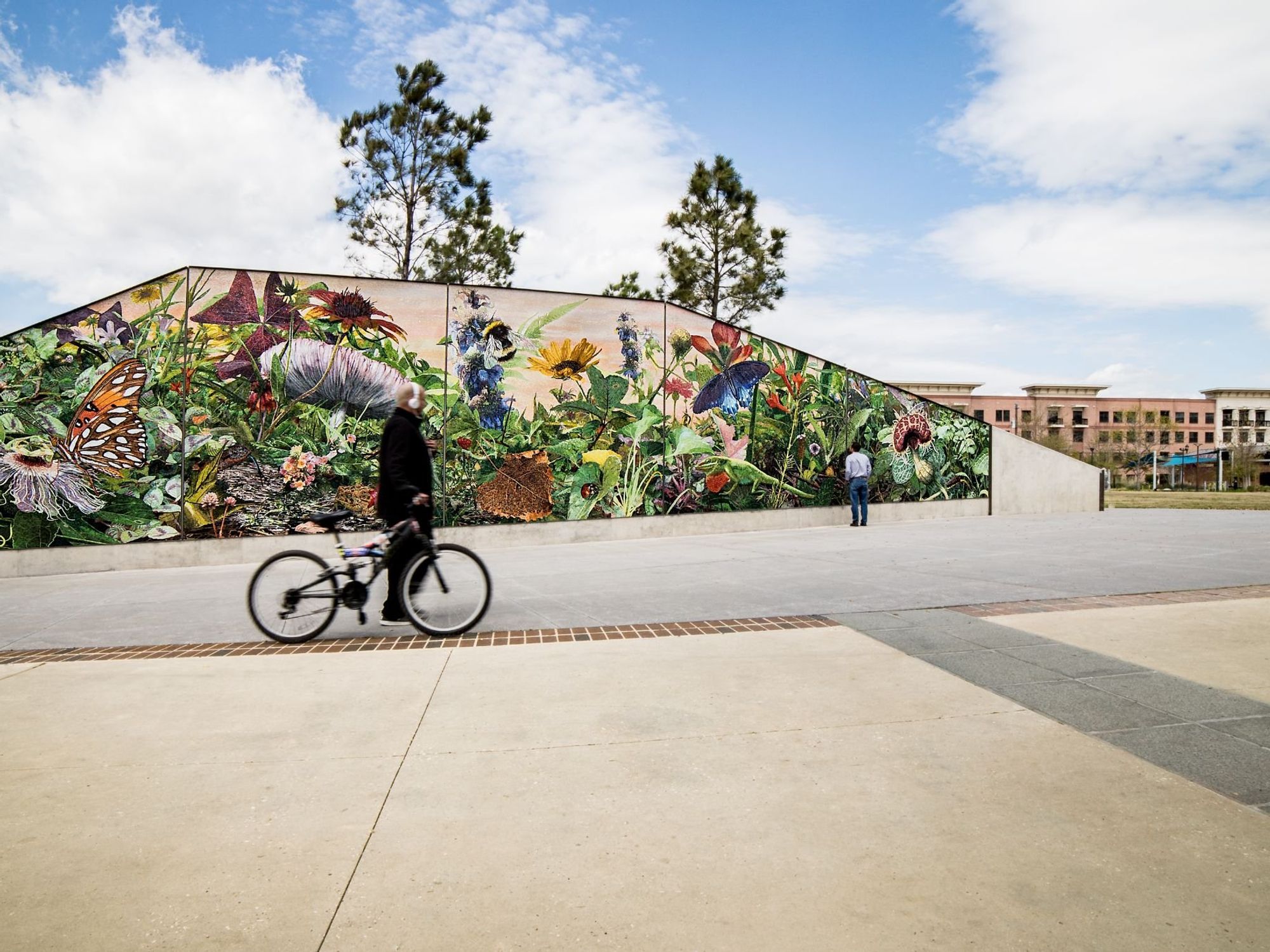 Wild Wonderland mosaic mural on display at Midtown Park