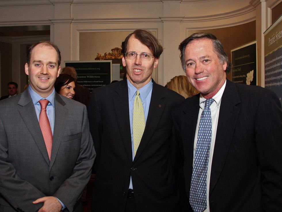 Wilderness Houston luncheon, February 2013, Carter Old, Evans Atwell, Bill Larkin