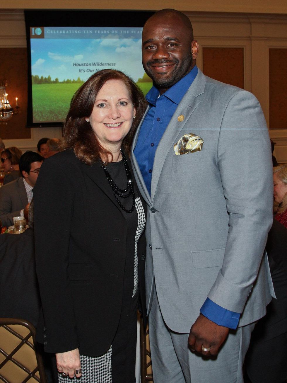 Wilderness Houston luncheon, February 2013, Diane Hasell, Jerry Davis