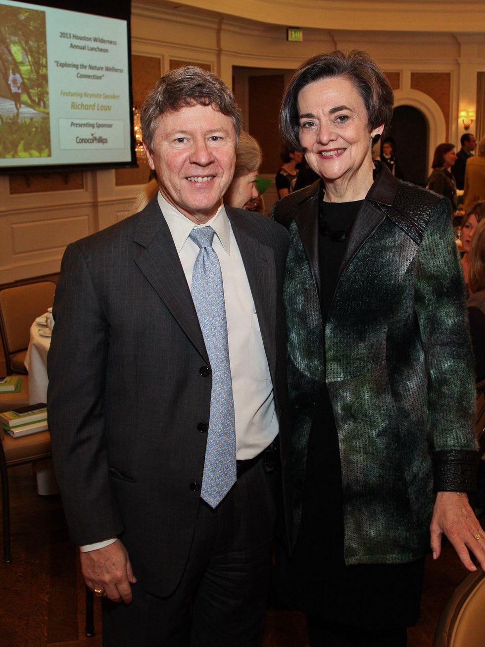 Wilderness Houston luncheon, February 2013, Ed Emmett, Gwen Emmett