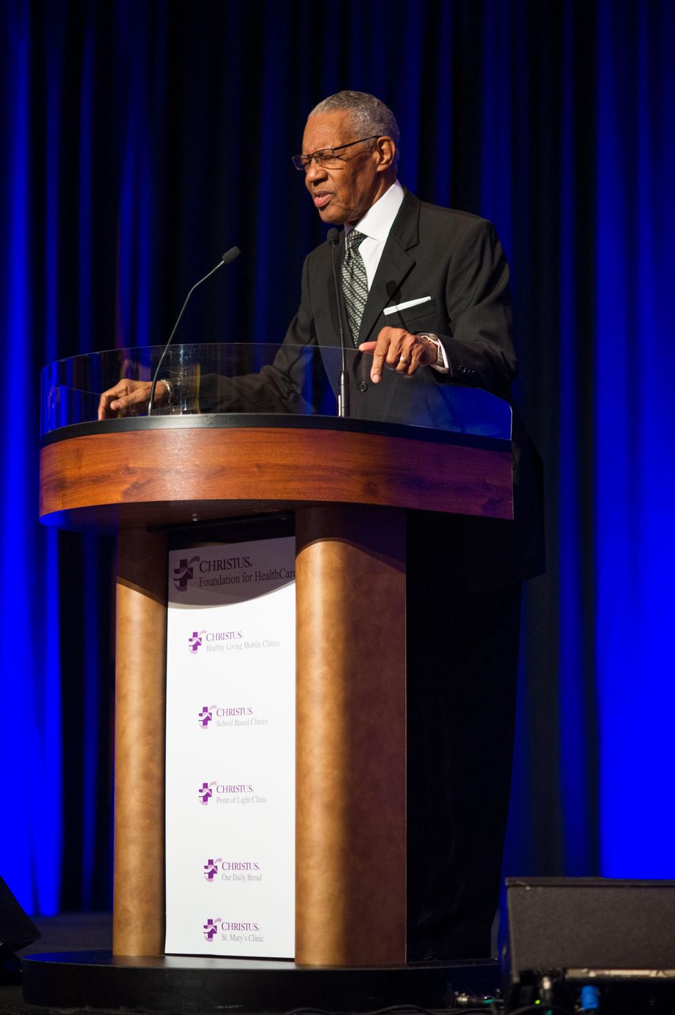 William 'Bill' Lawson at the CHRISTUS Foundation for HealthCare spring luncheon April 2015