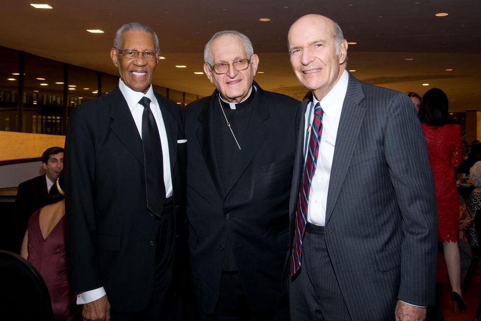 William Lawson, from left, Joseph Fiorenza and Samuel Karff at the ADL Houston in Concert Against Hate November 2013