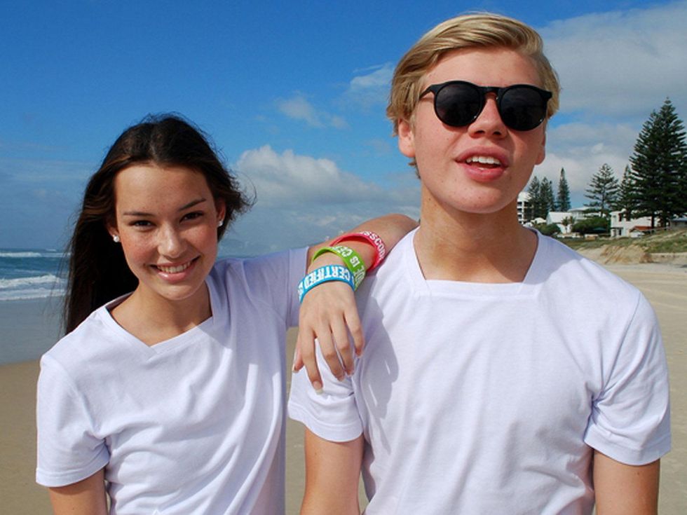 William Ntim square-neck T-shirts August 2013 white T-shirts