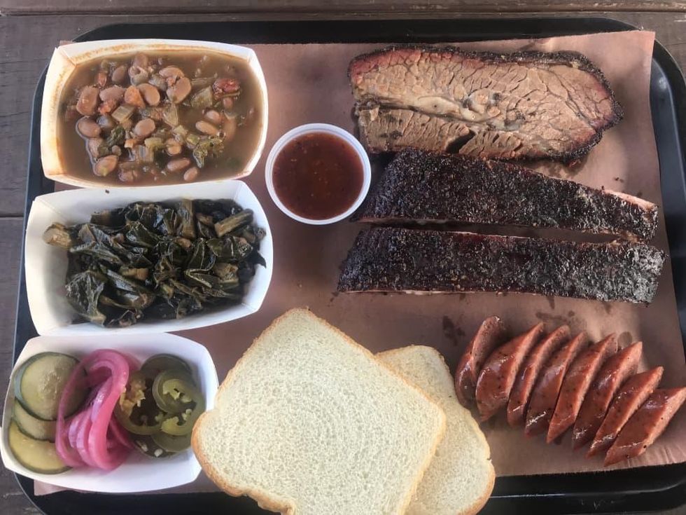 Willow's Texas BBQ tray