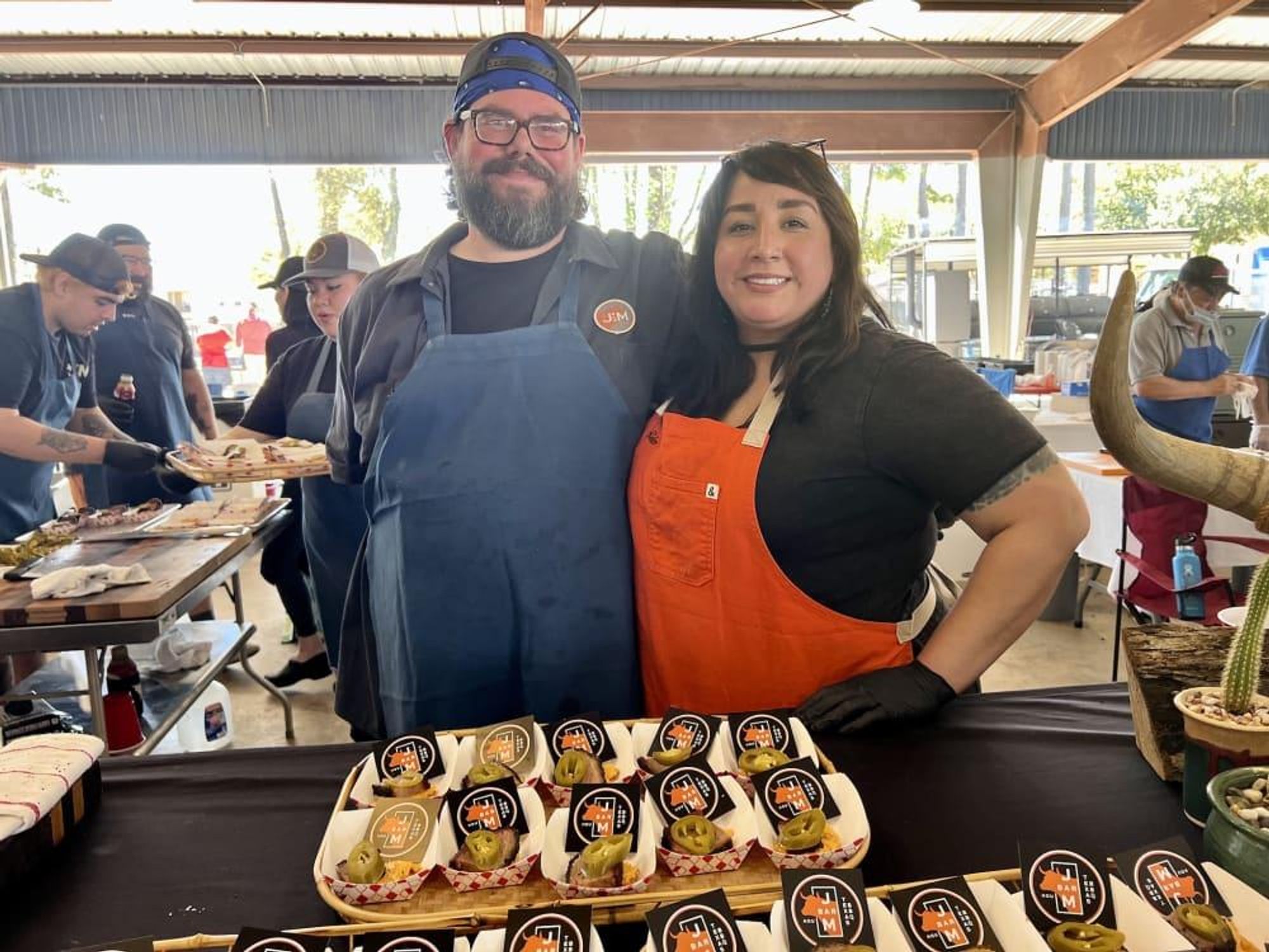 Willow Villarreal and Jasmine Barela J-Bar-M Barbecue