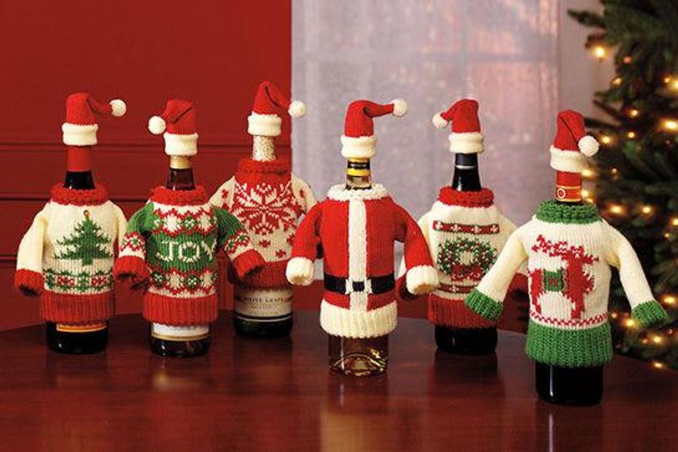 wine sweaters Lillian Vernon