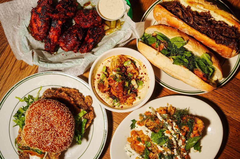 Winnie's Craft Pita collab food spread