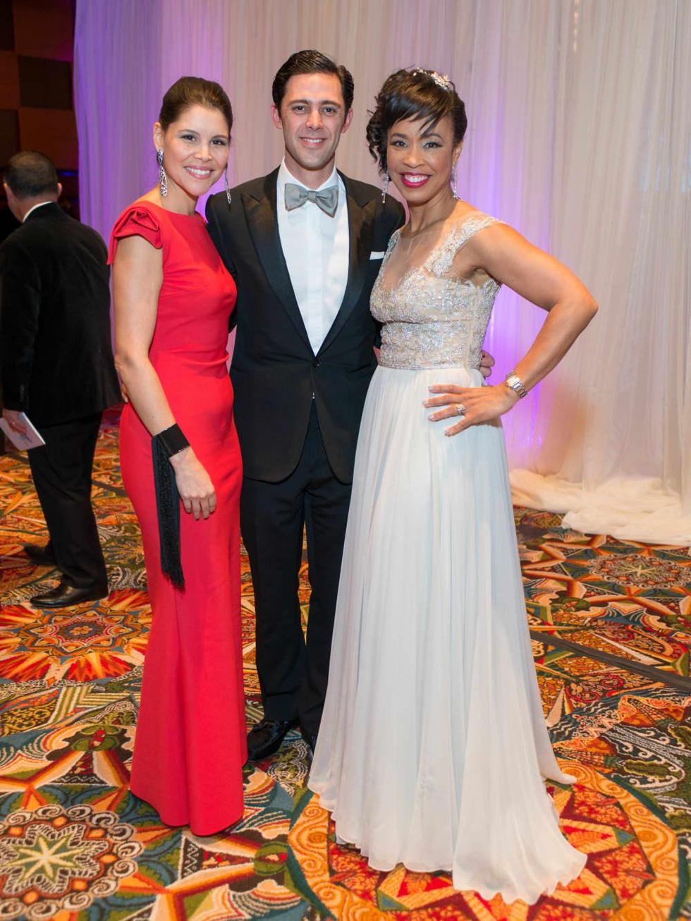 Winter Ball 2016 Estela & David Cockrell, Gina Gaston