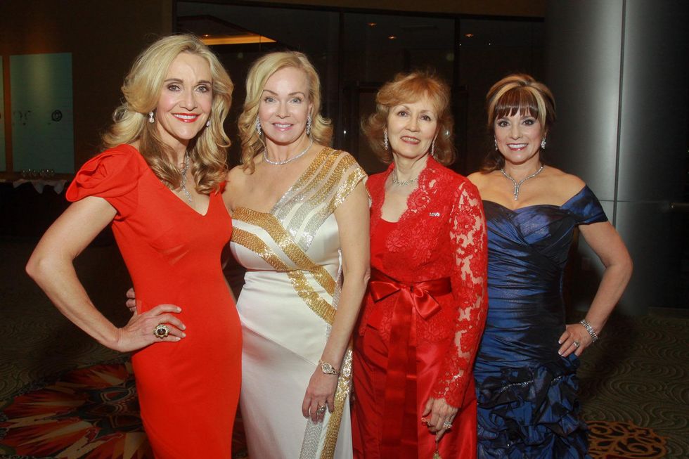 Winter Ball, January 2013, Jana Arnoldy, Alice Mosing, Darlene Bisso, Pamela Wright