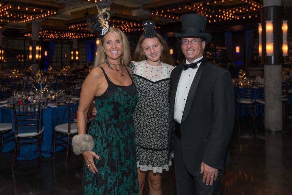 WITS Gala 2018: Dr. Melanie J. Malinowski, Echo Mariposa Malinowski-Cunningham, Dr. Andy D. Cunningham.