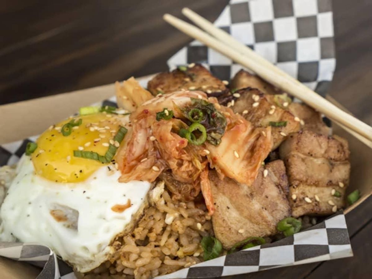 Pork belly fried rice is on the menu. CultureMap Houston