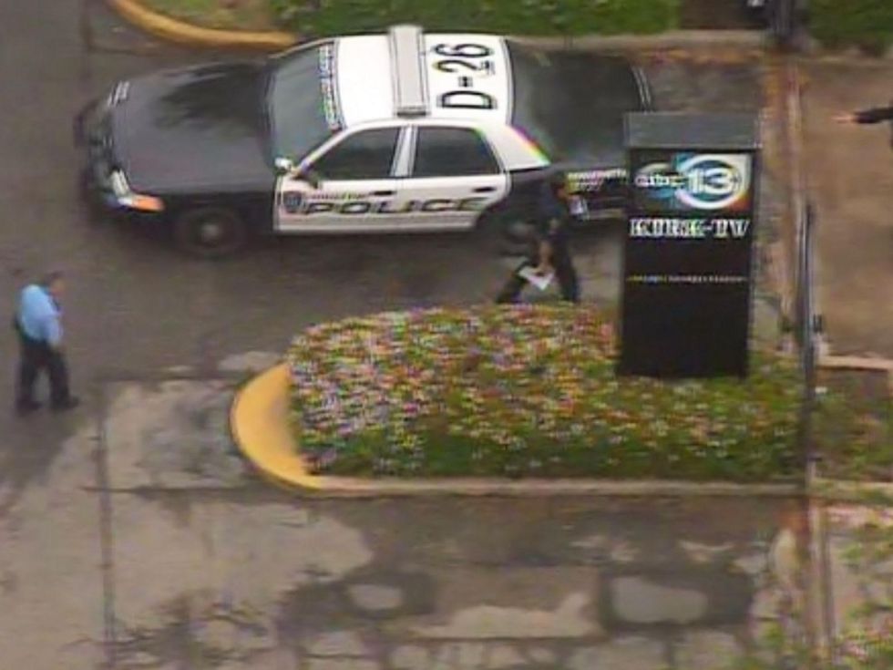 woman fires shots at Houston TV station March 2014 KTRK
