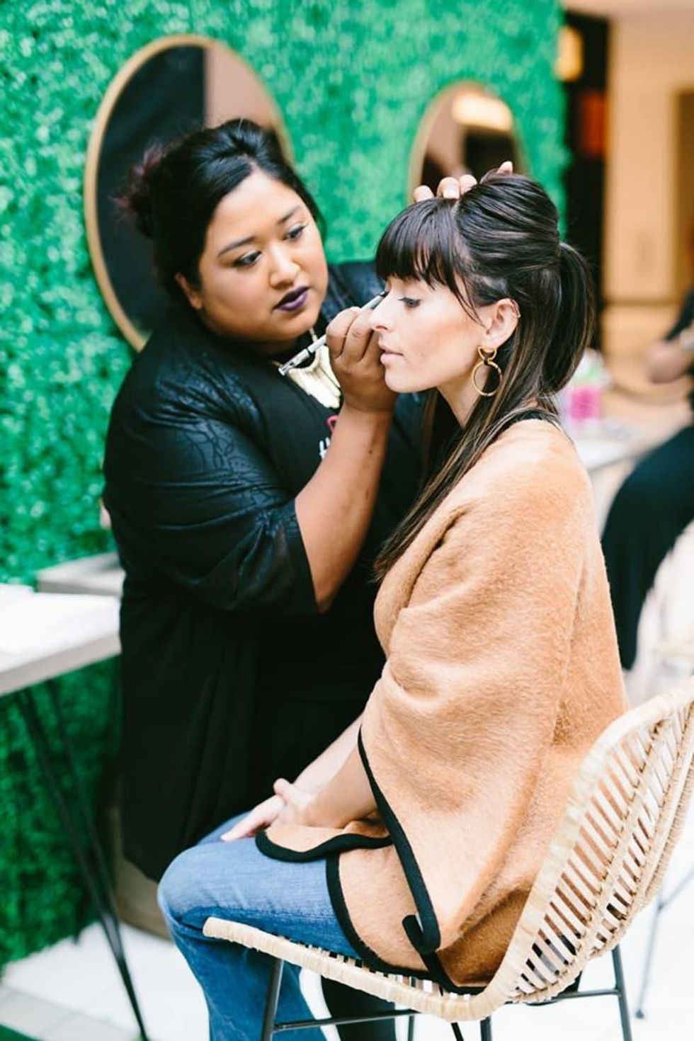 Woman makeup summit style