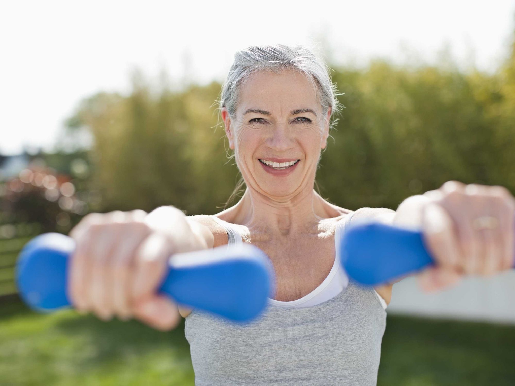 Woman working out