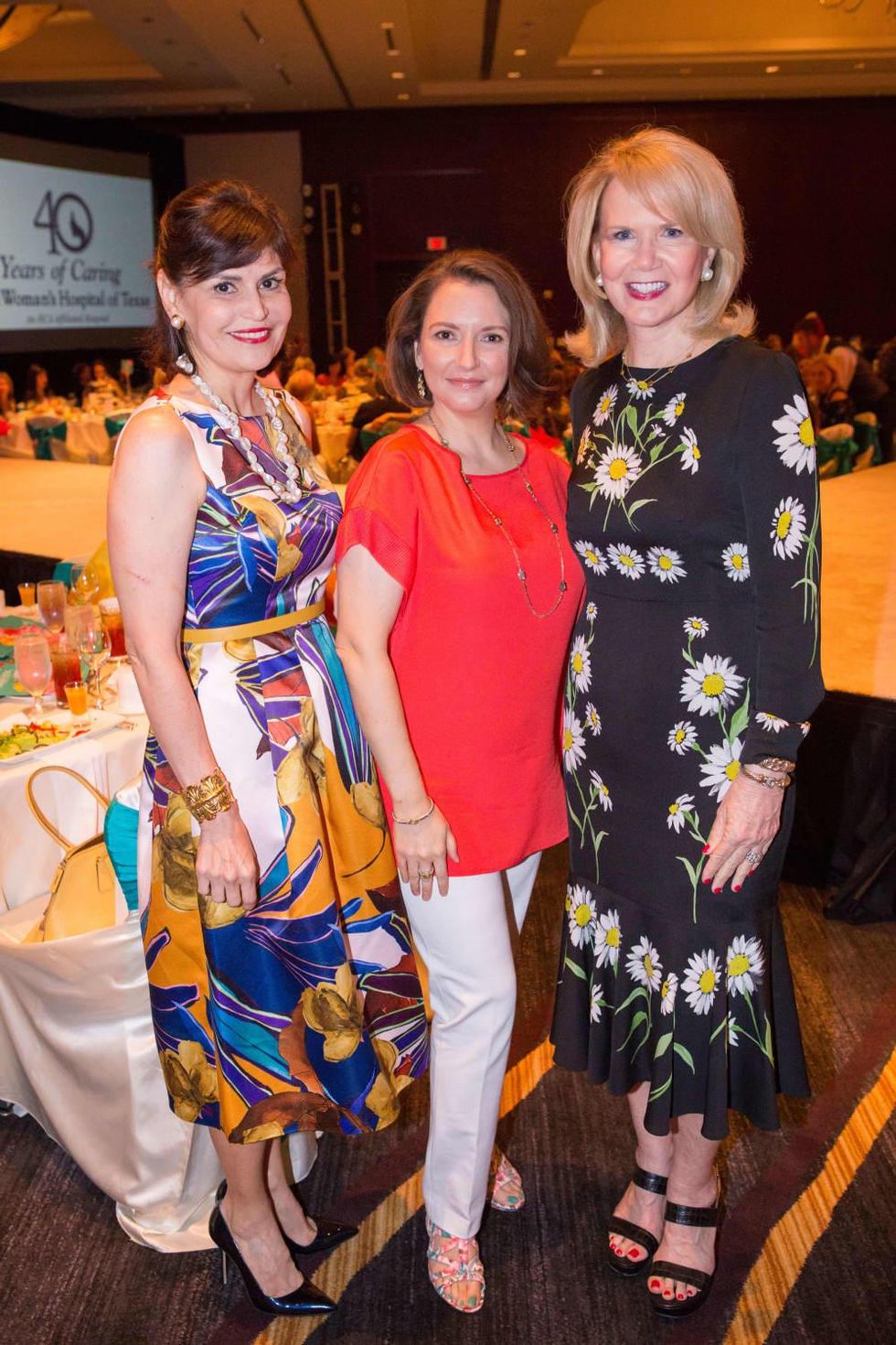 Women's Hospital Labor Day lunch, 8/16, Denise Castillo-Rhodes, Darcie Wells, Suzan Deison