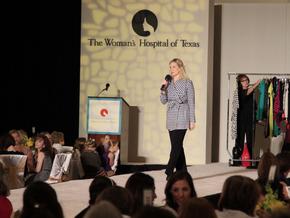 Women's Hospital of Texas Labor Day luncheon and fashion show August 2013 Holly Thompson