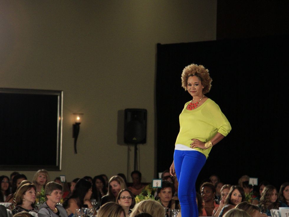 Women's Hospital of Texas Labor Day luncheon and fashion show August 2013 model