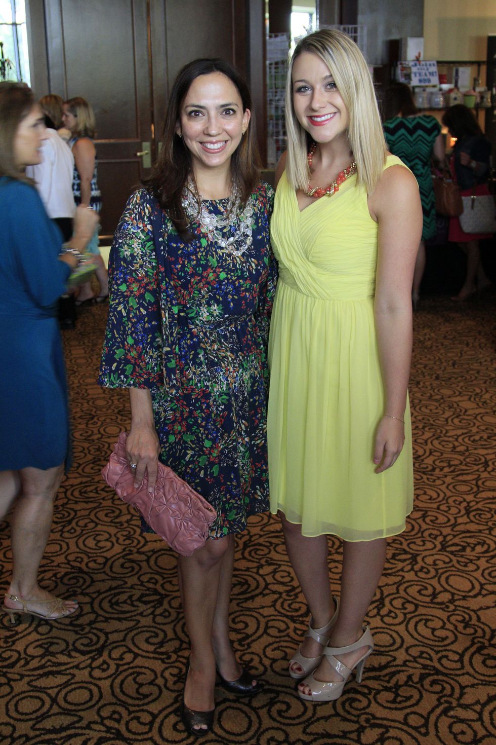 Women's Hospital of Texas Labor Day luncheon and fashion show August 2013 Veronica Pullicino and Marissa Deslatte
