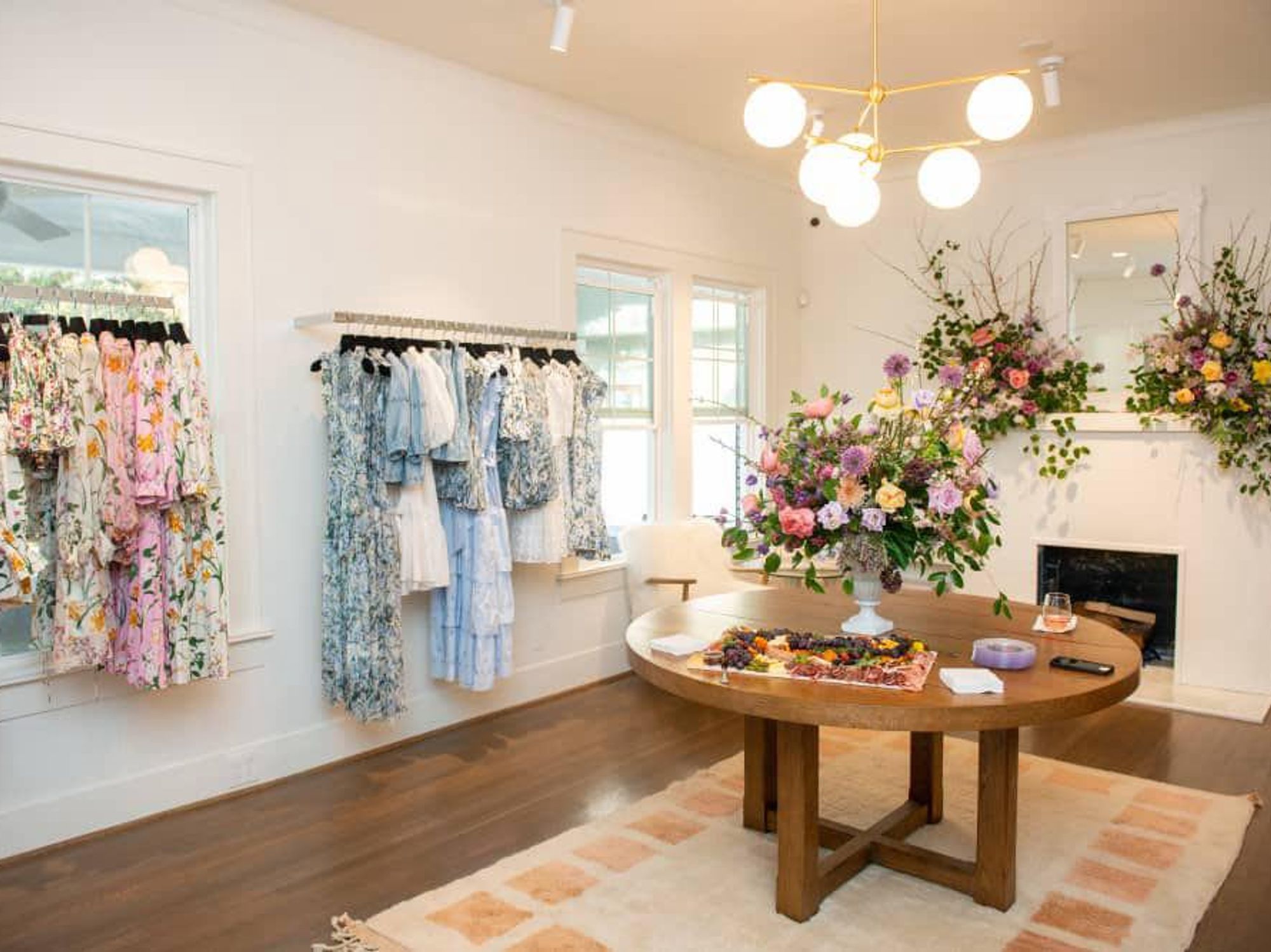 Womenswear designer Christy Lynn opened her atelier in Montrose.