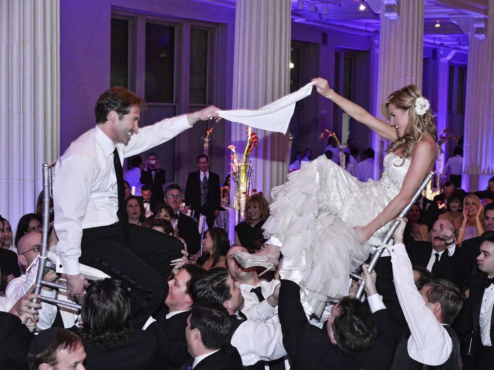 Wonderful Weddings, Courtney Zubowski, March 2013, bride, groom, in chairs