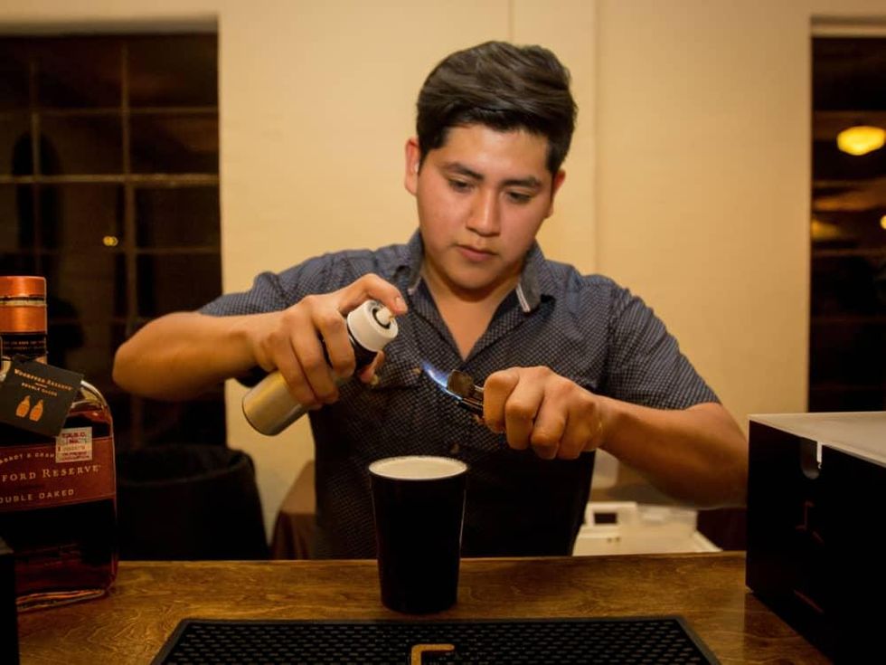 Woodford Reserve event Houston Older Aguilar of El Big Bad