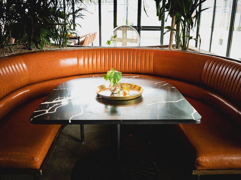 Woodland Social booth