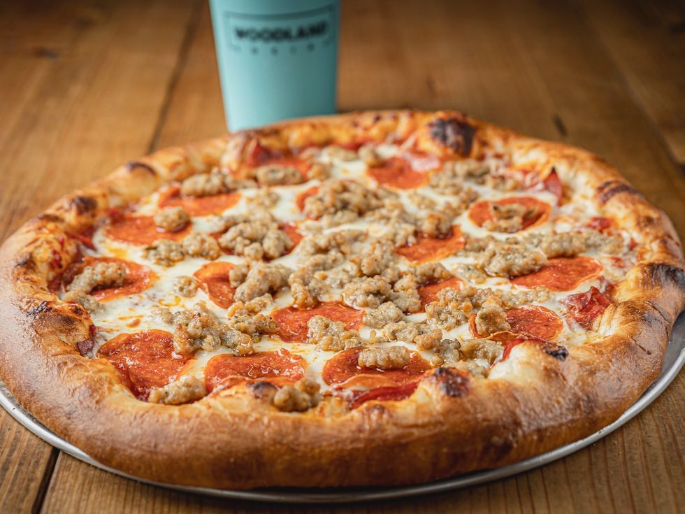 Woodland Social pizza