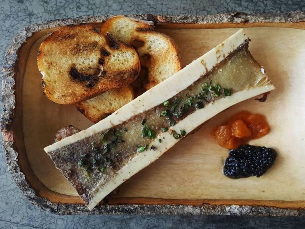 Wooster's Garden bone marrow caviar