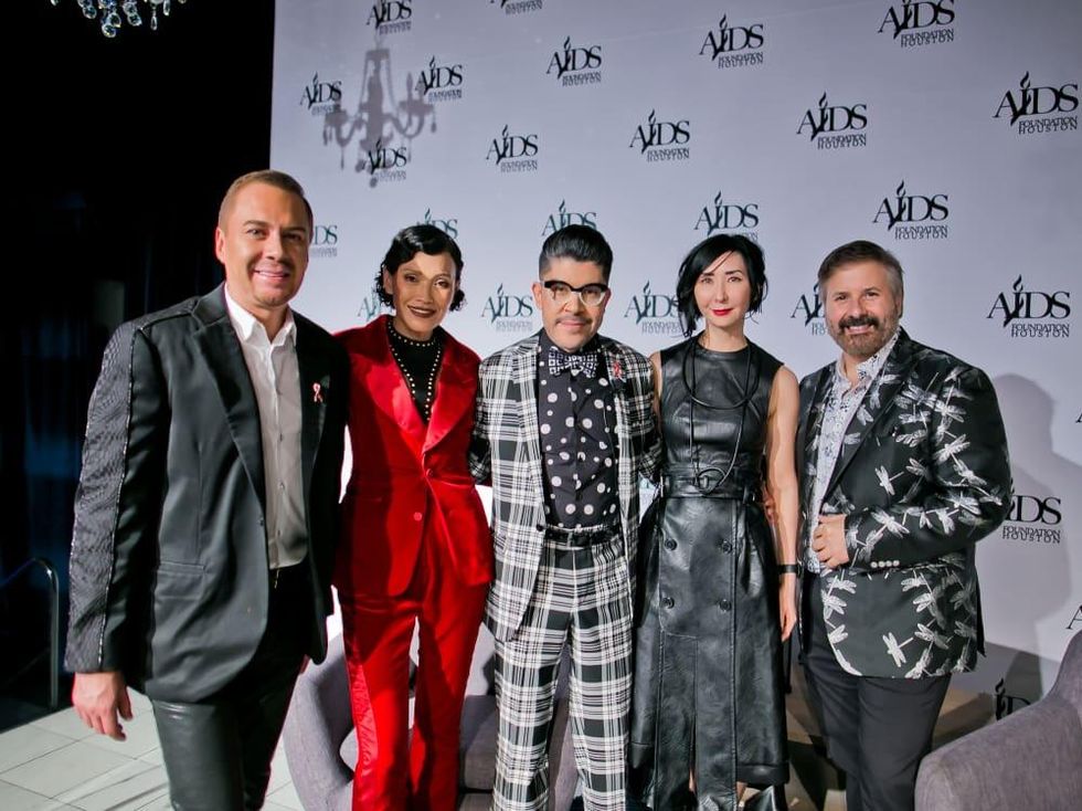 World AIDS Day Luncheon 2019 Adrian Duen\u0303as, Duyen Nguyen, Mondo Guerra, Carrie Brandsberg-Dahl, Ernie Manouse