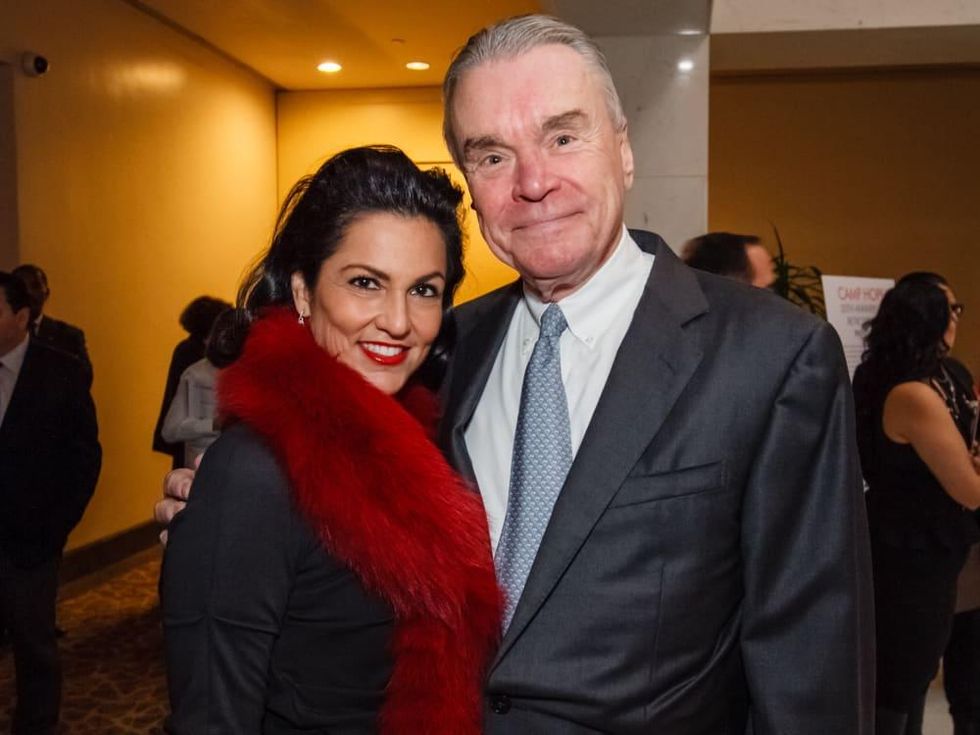 World AIDS Day luncheon Jessica Rossman and Gordon Bethune