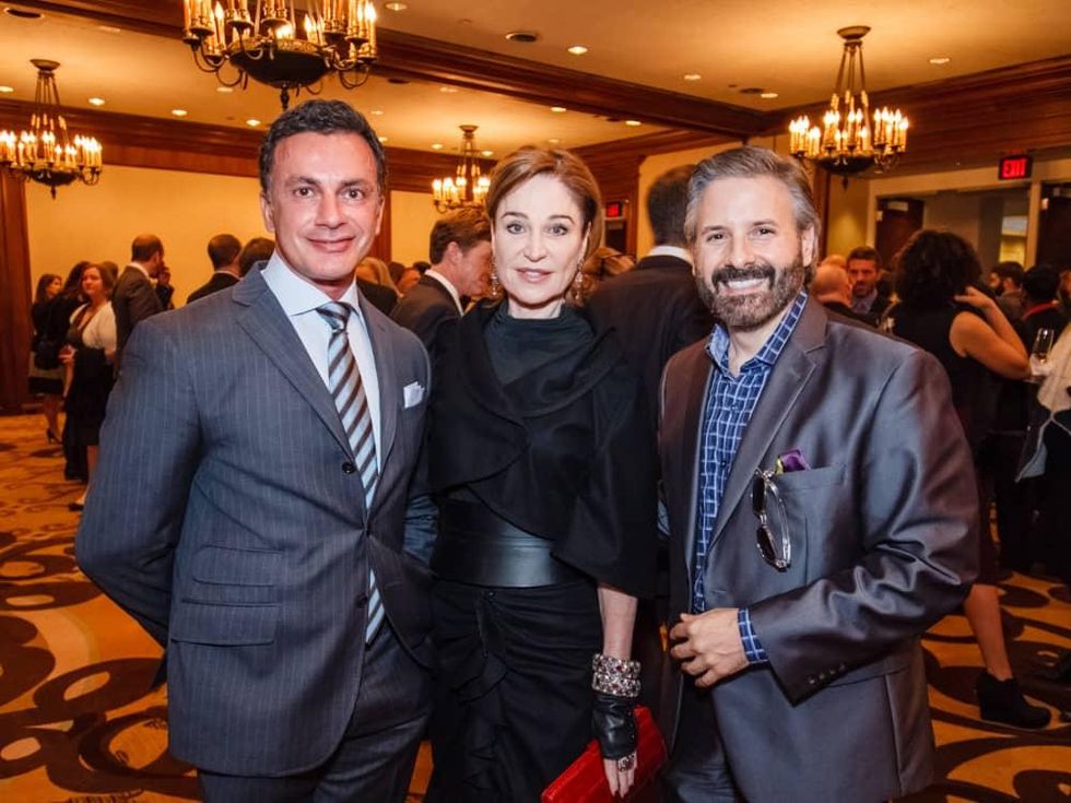 World AIDS Day luncheon Monsour Taghdisi, Becca Cason Thrash, Ernie Manouse