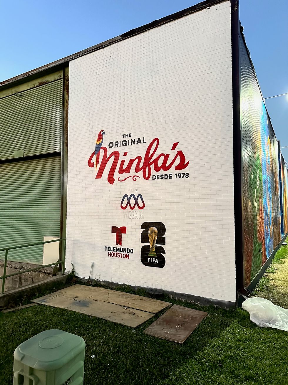 World Cup Mural Ninfa's on Navigation