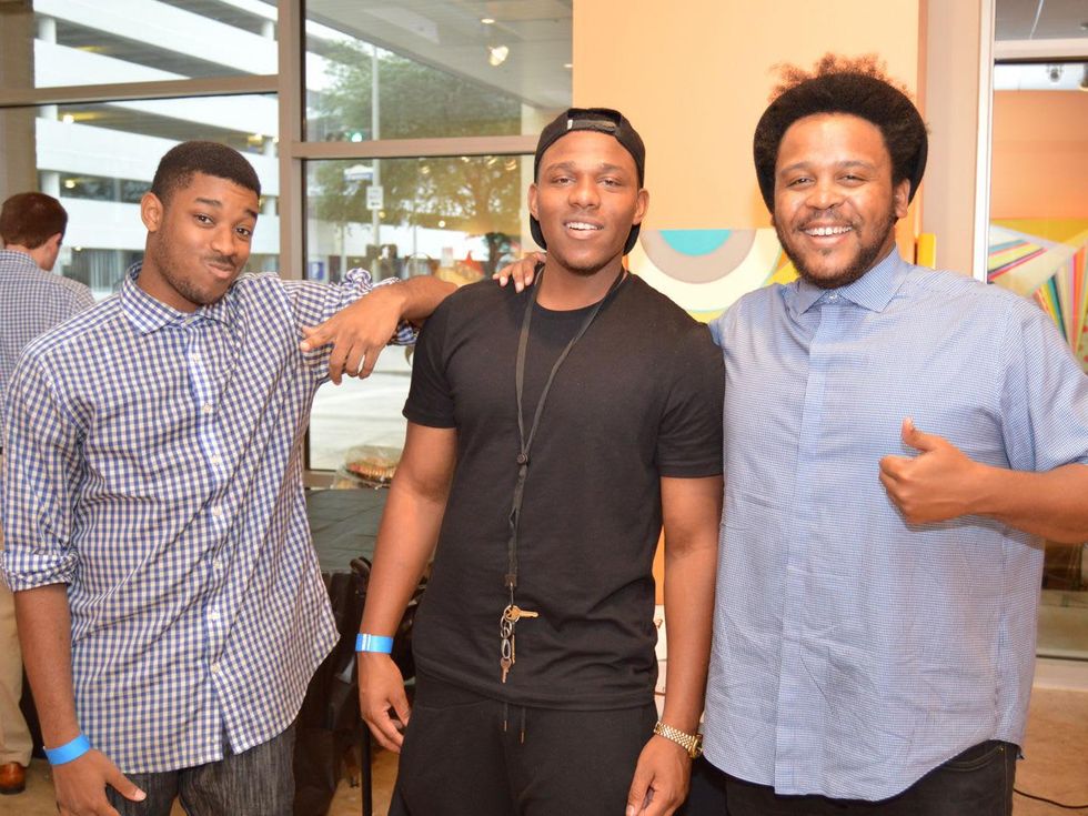 Writers in the School Party 4 Poetry Detre Val and Dorin Taylor of Space Rhyme Continuum, and Bradley Basker