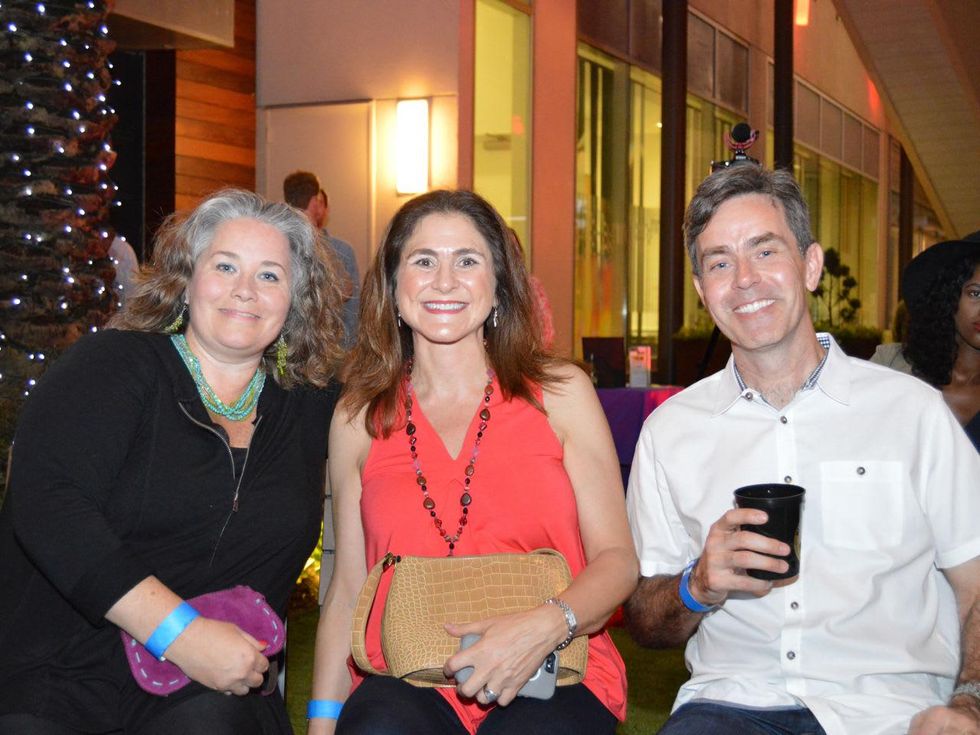 Writers in the School Party 4 Poetry Georgia Lister, Cynthia and David Portugal