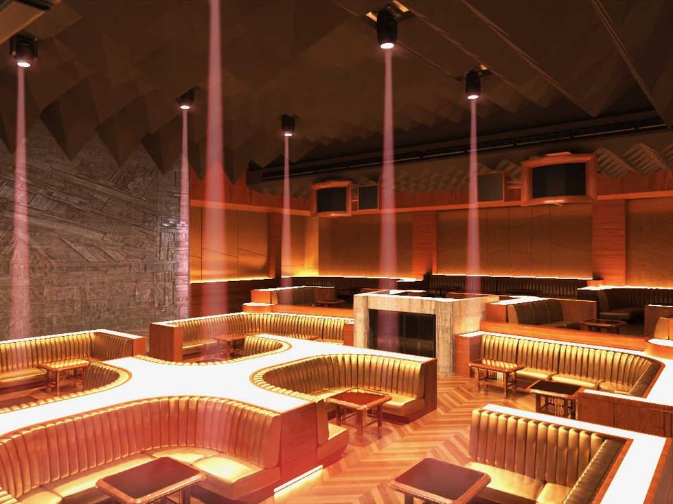 Wyld Chld nightclub interior rendering
